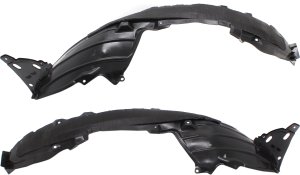 Front Fender Liner Pair/Set for 2017-2022 Honda CR-V, Right (Passenger) and Left (Driver) Sides, Direct Replacement