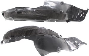 Front Fender Liner Pair/Set for Honda Accord 2016-2017, Right (Passenger) and Left (Driver), with Insulation Foam, Coupe Replacement