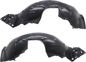 Front Fender Liner Pair/Set for Honda Civic 2017-2019, Right (Passenger) and Left (Driver), Suitable for Sport/Sport Touring Hatchback Models, Replacement
