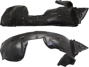 Front Fender Liner Pair/Set for Honda Odyssey 2018-2023, Right (Passenger) and Left (Driver) Replacement