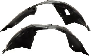 Front Fender Liner for Hyundai Santa Fe 2019-2020, Right (Passenger) and Left (Driver), Plastic, Injection Form, Replacement Pair/Set