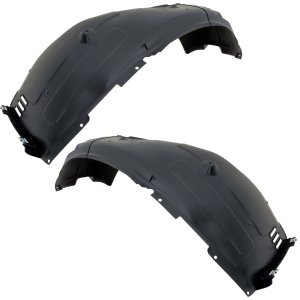Front Fender Liner Pair/Set for Hyundai Sonata 2020-2022 Preferred/SE Models, Right (Passenger) and Left (Driver), Plastic Injection Form, Replacement