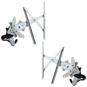 Front Window Regulator with Motor for Honda Odyssey 2011-2017, Right (Passenger) and Left (Driver) Replacement Pair/Set 