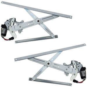 Pair/Set - Front Window Regulator with Motor for Honda Passport 2019-2023/Pilot 2016-2022/Ridgeline 2017-2023, Right (Passenger) and Left (Driver), Power, 6 Pins, Replacement Set