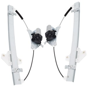 Front Window Regulator for Hyundai Accent 2012-2017 Right (Passenger) and Left (Driver), Power with Motor, Replacement Pair/Set