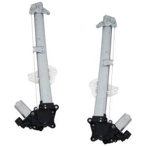 Front Window Regulator Pair/Set for Honda Accord 2018-2023, Right (Passenger) and Left (Driver) Side, Power Operated with Motor, Replacement