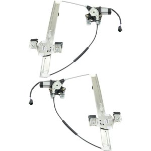 Power Rear Window Regulator with Motor Pair/Set for 2003-2009 Hummer H2, Right (Passenger) and Left (Driver) Replacement