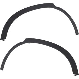 Rear Wheel Opening Molding Pair/Set for Honda Pilot 2016-2022, Passport 2019-2022, Right (Passenger) and Left (Driver), Plastic Replacement