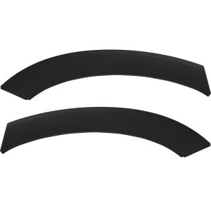 Rear Wheel Opening Molding Pair/Set for Hyundai Santa Fe 2019-2020, Right (Passenger) and Left (Driver), Textured Black Replacement