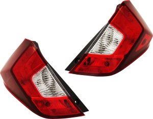 Outer Tail Light Assembly Pair/Set for 2015-2020 Mexico Built Vehicle, Includes Right (Passenger) and Left (Driver) Side, Replacement