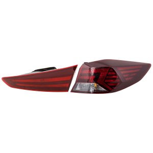 Tail Light Assembly Set for 2019-2020 Hyundai Elantra, Right (Passenger) Inner and Outer, Halogen, USA Built Vehicle Replacement