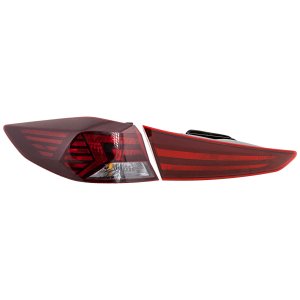 Tail Light Assembly for Hyundai Elantra 2019-2020, Left (Driver), Inner and Outer Halogen, For USA Built Vehicle, Replacement Set