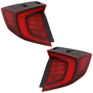 LED Tail Light Assembly Pair/Set for Hyundai Sonata 2020-2022, Right (Passenger) and Left (Driver), Preferred/N Line/SE/SEL Models Replacement