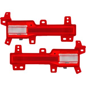 Pair/Set - Back Up Light Assembly for 2022-2023 Hyundai Santa Cruz, Right (Passenger) and Left (Driver), Halogen, Replacement Set