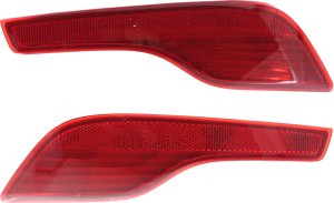 Rear Bumper Reflector Light Pair/Set for 2017-2019 Honda CR-V, Right (Passenger) and Left (Driver) Replacement