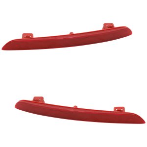 Pair/Set - Rear Bumper Reflector Light for Honda Civic Sedan, 2022-2023, Right (Passenger) and Left (Driver) Replacement