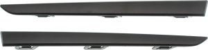Rear Bumper Molding Pair/Set for Honda CR-V 2017-2022, Textured, Right (Passenger) and Left (Driver), Replacement