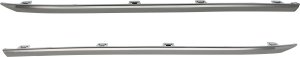 Rear Bumper Molding Pair/Set for 2018-2022 Honda Accord, Chrome, Right (Passenger) & Left (Driver), Suitable for 2018-2021 Hybrid/Non-Hybrid Models, Replacement