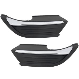 Rear Bumper Molding Pair/Set for Honda Accord 2018-2022, Right (Passenger) and Left (Driver), Cover Finisher, Excludes Hybrid, Compatible with EX/LX/EX-L, 1.5L Turbo Engine Replacement