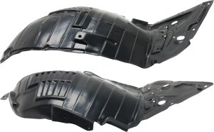 Front Fender Liner Pair/Set for INFINITI Q50 2014-2023, Right (Passenger) and Left (Driver), Front Section, Injection Form Replacement