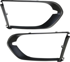 Front Bumper Grille Molding Pair/Set for Jaguar F-PACE 2017-2020, R-Sport Model, Includes Right (Passenger) and Left (Driver) Bezel, Replacement