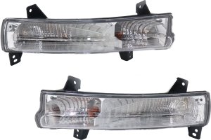 Pair/Set - Park Light Assembly for Jeep Compass 2017-2021, Right (Passenger) and Left (Driver), Replacement