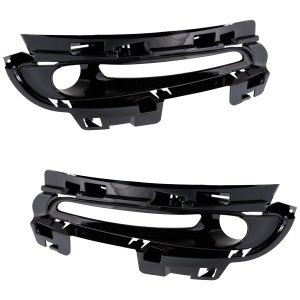 Front Fog Light Molding Pair/Set for 2014-2016 Jeep Grand Cherokee SRT Model, Right (Passenger) and Left (Driver) Side Replacement