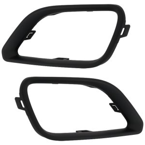 Fog Light Molding Ring for 2019-2023 Cherokee, Primed (Ready to Paint), Right (Passenger) and Left (Driver), Compatible with 80th Anniversary, Altitude, Latitude, Latitude Lux, Latitude Plus, Limited, Overland, X Models - Replacement Pair/Set