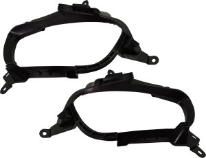 Headlight Bracket Pair/Set for Jeep Cherokee 2014-2018, Right (Passenger) and Left (Driver), Excluding Trailhawk Model, Replacement