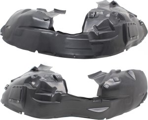 Front Fender Liner Pair/Set for Jeep Renegade 2015-2018, Right (Passenger) and Left (Driver), Suitable for Latitude, Limited, North, Sport Models - Replacement