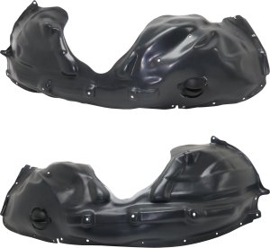 Fender Liner Pair/Set for 2012-2013 Jeep Grand Cherokee SRT-8 Model, Front, Right (Passenger) and Left (Driver), Replacement