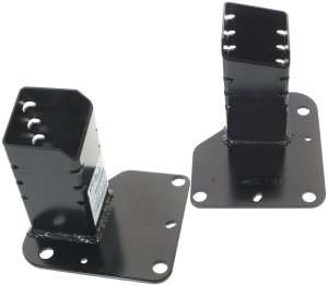 Radiator Support Bracket Pair/Set for Jeep Cherokee 2014-2018, Right (Passenger) and Left (Driver) Replacement
