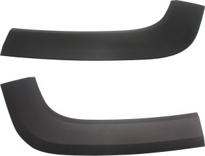 Rear Wheel Opening Molding Pair/Set for 2015-2023 Jeep Renegade, Textured Dark Gray Replacement, Right (Passenger) and Left (Driver)