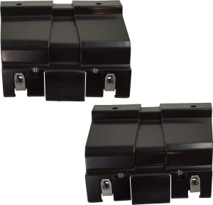Rear Bumper Bracket Pair/Set for 2011-2017 Jeep Compass/Patriot, Right (Passenger) and Left (Driver) Side Replacement