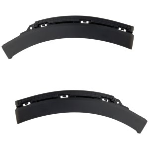 Front Bumper Molding Pair/Set for 2019-2020 Kia Sorento SX/SX Limited Models, Primed Black (Ready to Paint), Right (Passenger) and Left (Driver) Side, Replacement