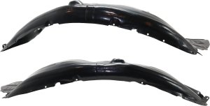 Front Fender Liner Pair/Set for KIA Sedona 2015-2021, Right (Passenger) and Left (Driver), Replacement