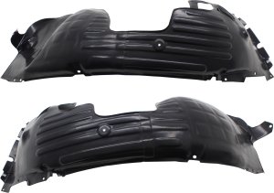 Front Fender Liner Pair/Set for 2016-2018 Optima, Right (Passenger) and Left (Driver), Excluding Hybrid Model, for Korea Built Vehicle, Replacement
