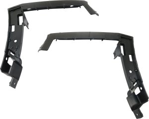 Front Bumper Bracket Right (Passenger) and Left (Driver) Side Cover Reinforcement Pair/Set for 2013-2016 Lincoln MKZ, Replacement