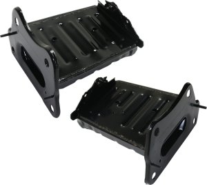 Front Bumper Bracket Pair/Set for Lexus IS350 (2014-2021) Right (Passenger) and Left (Driver) Reinforcement Mounting, Excludes C Model, Replacement