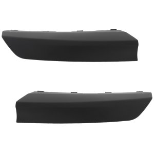 Front Lower Valance Pair/Set for Lincoln Navigator 2018-2021, Right (Passenger) and Left (Driver) Outer, Primed (Ready to Paint) - Replacement
