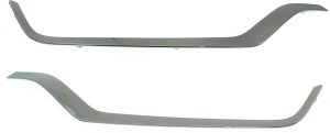 Front Bumper Grille Molding Pair/Set for Lincoln MKX 2016-2018, Right (Passenger) and Left (Driver) Sides, Chrome, Replacement