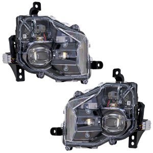 Front Fog Light Assembly Pair/Set for Lexus UX200/UX250H 2019-2022, Right (Passenger) and Left (Driver), LED, Replacement