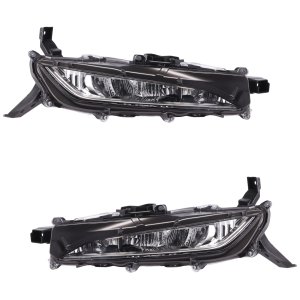 Front Fog Light Assembly Pair/Set for Lexus RX350/RX350L/RX450H 2020-2022, Left (Driver) and Right (Passenger), LED, Replacement