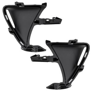 Fog Light Cover Pair/Set for Lexus IS300/IS350 2017-2020, Right (Passenger) and Left (Driver), Outer, Without F Sport Package, Replacement