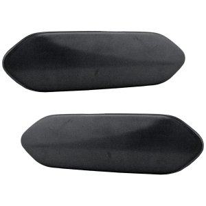 Headlight Washer Cover Pair/Set for Lexus UX200 (2019-2022) / UX250H (2019-2023), Right (Passenger) and Left (Driver), Textured Black Replacement