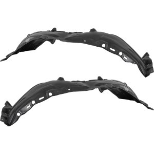 Front Fender Liner Pair/Set for Lexus ES250 2021, ES300H 2019-2022, ES350 2019-2021, Right (Passenger) and Left (Driver), Japan Built Vehicle Replacement
