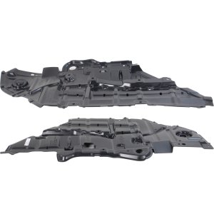 Engine Splash Shield Pair/Set for 2016-2017 Lexus RX350 / RX450H, Right (Passenger) and Left (Driver) Replacement