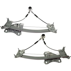 Rear Window Regulator for Lexus ES300 1997-2001, Right (Passenger) and Left (Driver), Power, without Motor, Base Model Replacement Pair/Set
