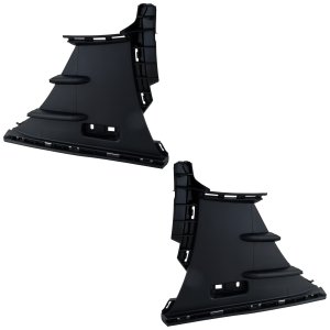 Front Bumper End Inner Pair/Set for Mercedes-Benz A220/A35 AMG 2019-2021, Sedan, w/ AMG Package, Right (Passenger) and Left (Driver) Replacement