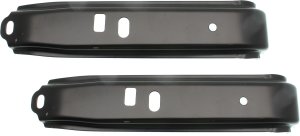 Front Bumper Bracket Pair/Set for Mitsubishi Outlander 2014-2018, Right (Passenger) and Left (Driver) Side Mounting Plate, Replacement